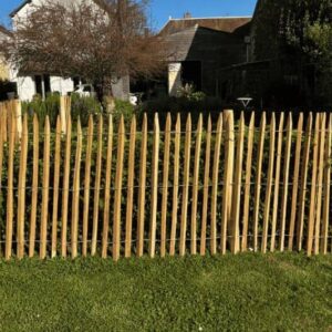 Ganivelle en acacia H 150 cm espacement 6-7cm