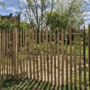 Ganivelle en acacia H 180 cm espacement 6-7cm